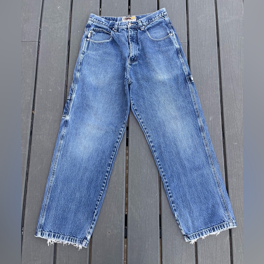 Vintage South Pole Jeans Men’s 32-30 Carpenter Brown Y2K Skater Distressed